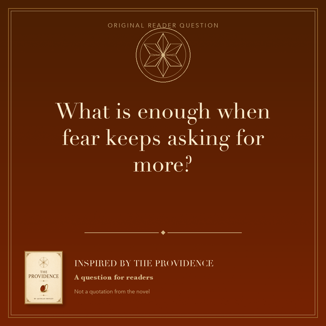 Original reader question card 4 inspired by The Providence