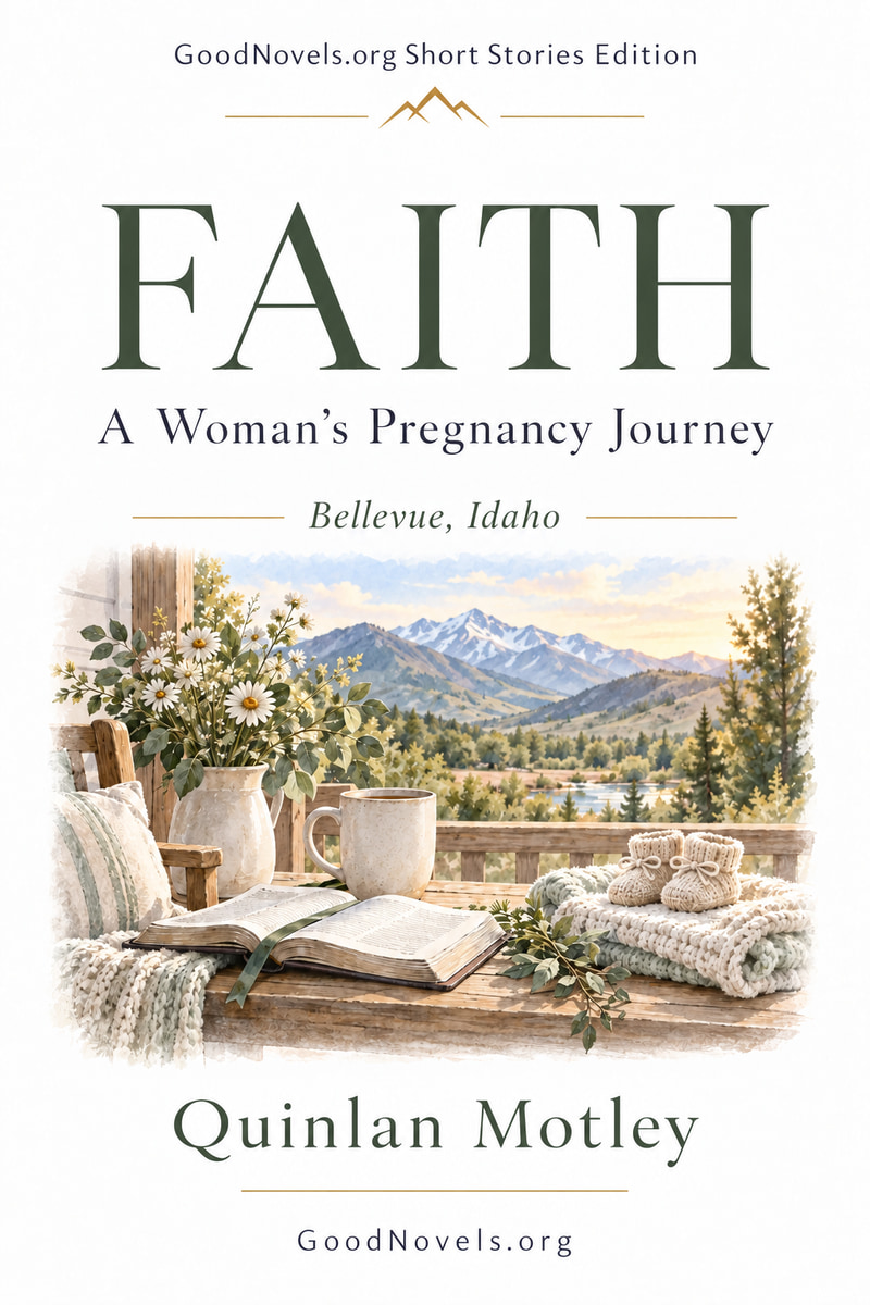 FAITH: A Woman's Pregnancy Journey by Quinlan Motley, illustrated book cover