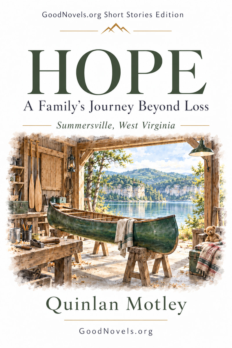 HOPE: A Family's Journey Beyond Loss by Quinlan Motley, illustrated book cover