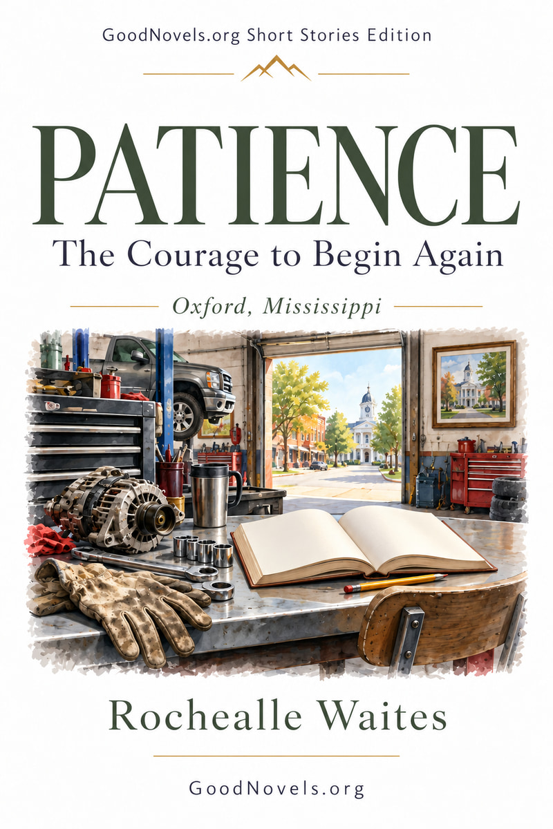 PATIENCE: The Courage to Begin Again by Rochealle Waites, illustrated book cover